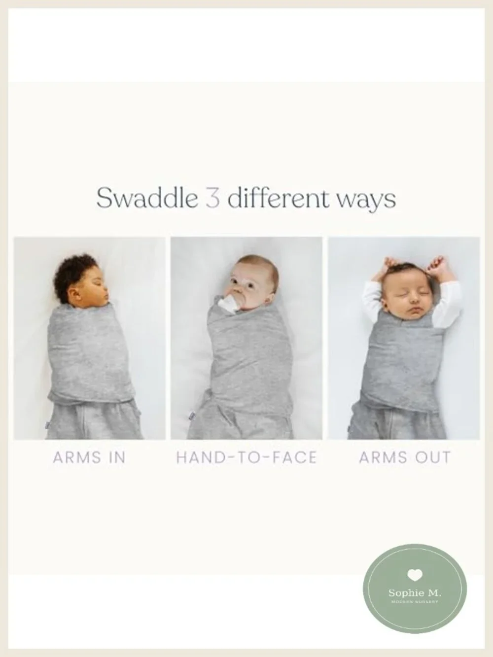 HALO Micro-Fleece Sleepsack Swaddle 3-Way Adjustable Newborn TOG 3.0